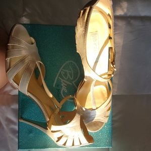 Blue by Betsy Johnson Silver Dress Sandal